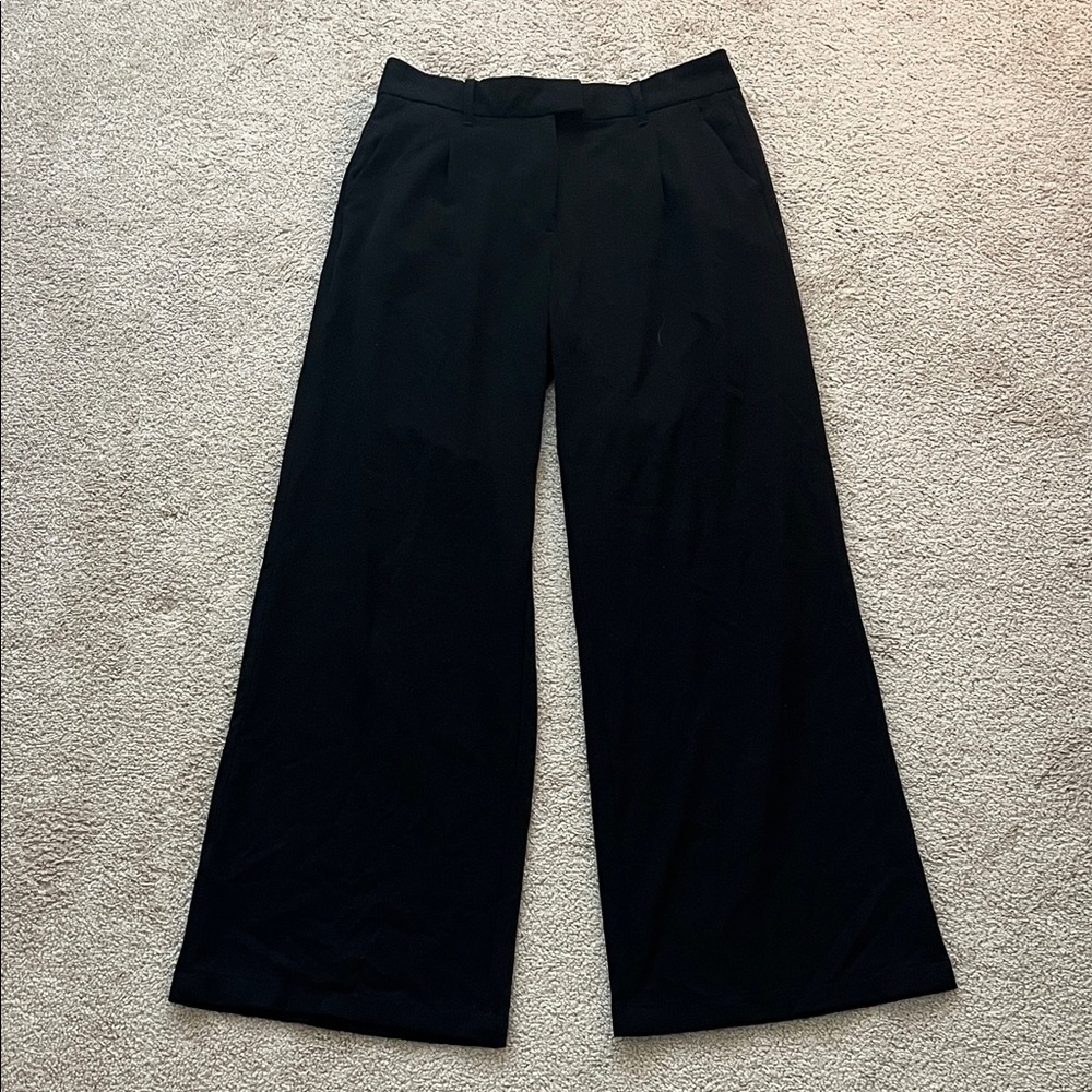 American Eagle Outfitters Black Wide Leg Pants